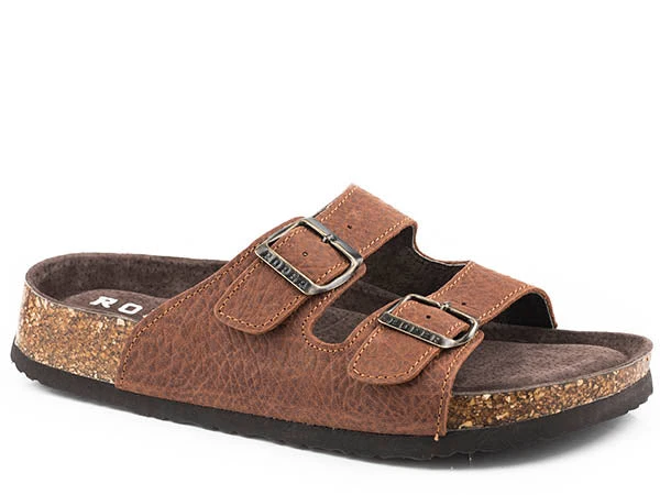 'Roper' Women's Delilah Sandal - Tan Tumbled 1 'Roper' Women's Delilah Sandal - Tan Tumbled