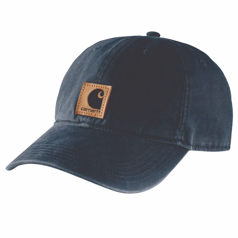 'Carhartt' Men's Adjustable Canvas Cap - Navy 1 'Carhartt' Men's Adjustable Canvas Cap - Navy