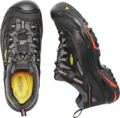 'Keen Utility' Men's Braddock Low Steel Toe - Black / Grey / Orange -Fashion Shoes 1011244 PLD med 1024x1024@2x