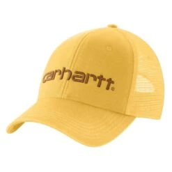 'Carhartt' Men's Canvas Mesh-Back Logo Graphic Cap - Sundance