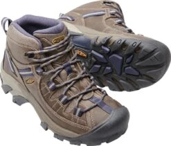 'Keen Outdoor' Women's Targhee II WP Mid Hiker - Goat / Crown Blue -Fashion Shoes 1016581 PPS large 1024x1024@2x