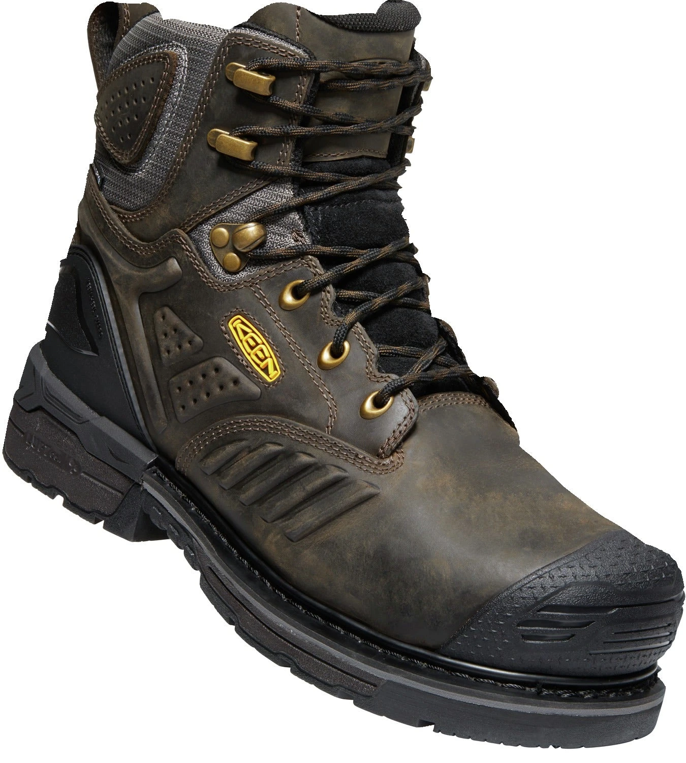 'Keen Utility' Men's 6" Philadelphia WP Comp Toe - Cascade Brown / Black 2 'Keen Utility' Men's 6" Philadelphia WP Comp Toe - Cascade Brown / Black - Image 2