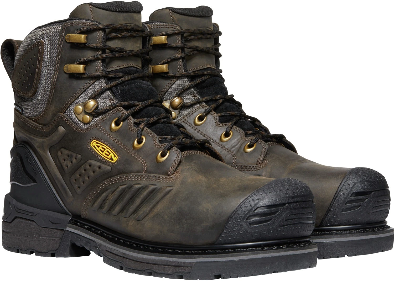 'Keen Utility' Men's 6" Philadelphia WP Comp Toe - Cascade Brown / Black 3 'Keen Utility' Men's 6" Philadelphia WP Comp Toe - Cascade Brown / Black - Image 3