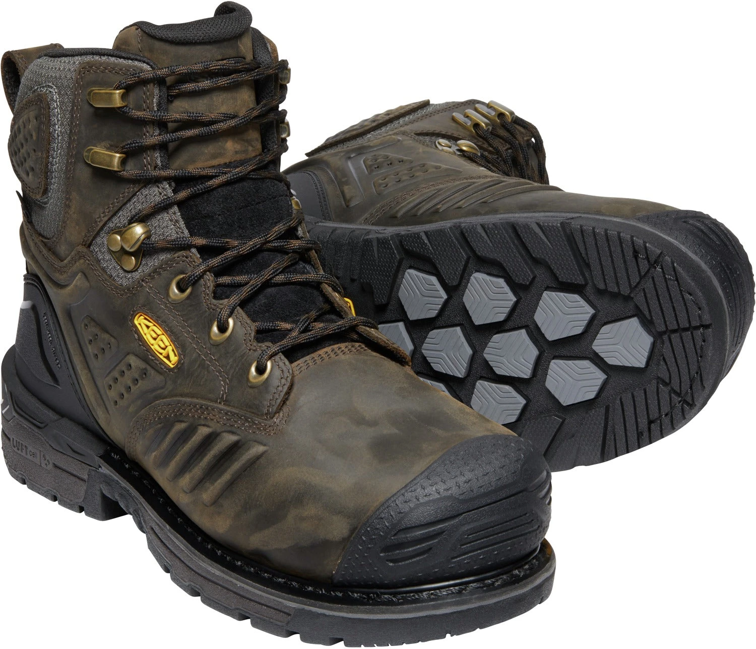 'Keen Utility' Men's 6" Philadelphia Int. Met WP Safety Toe - Cascade Brown / Black 4 'Keen Utility' Men's 6" Philadelphia Int. Met WP Safety Toe - Cascade Brown / Black - Image 4