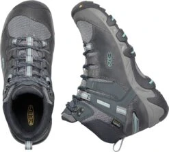 'Keen Outdoor' Women's Steens WP Leather Mid Hiker - Steel Grey / Ocean Wave 10 'Keen Outdoor' Women's Steens WP Leather Mid Hiker - Steel Grey / Ocean Wave -Fashion Shoes 1022332 PLD large 1024x1024@2x