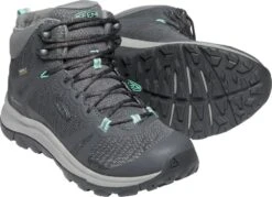 'Keen Outdoor' Women's Terradora II WP Mid Hiker - Magnet / Ocean Wave -Fashion Shoes 1022353 PPS large 1024x1024@2x