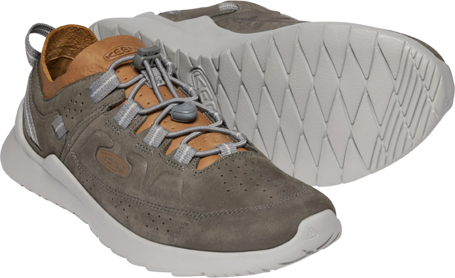 'Keen Outdoor' Men's Highland Oxford Sneaker - Steel Grey / Drizzle 6 'Keen Outdoor' Men's Highland Oxford Sneaker - Steel Grey / Drizzle - Image 6