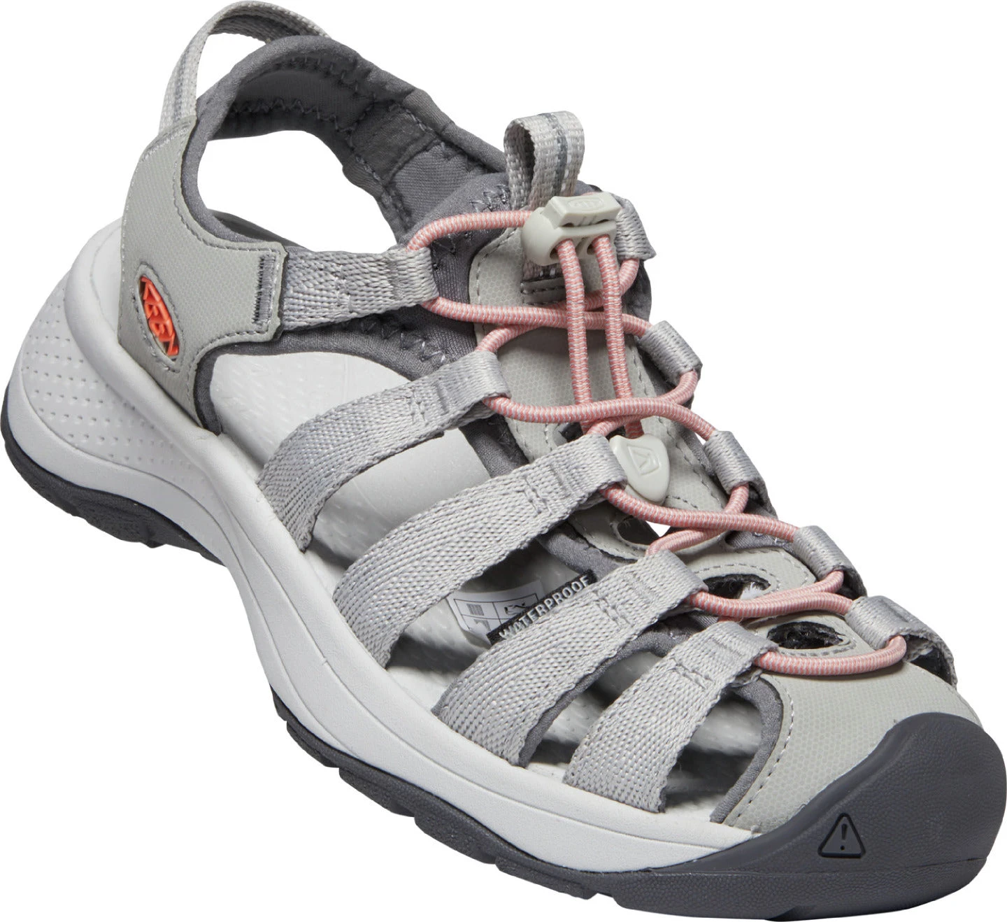 'Keen Outdoor' Women's Astoria West Sandal - Grey / Coral 6 'Keen Outdoor' Women's Astoria West Sandal - Grey / Coral - Image 6