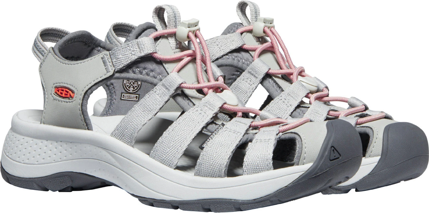 'Keen Outdoor' Women's Astoria West Sandal - Grey / Coral 5 'Keen Outdoor' Women's Astoria West Sandal - Grey / Coral - Image 5