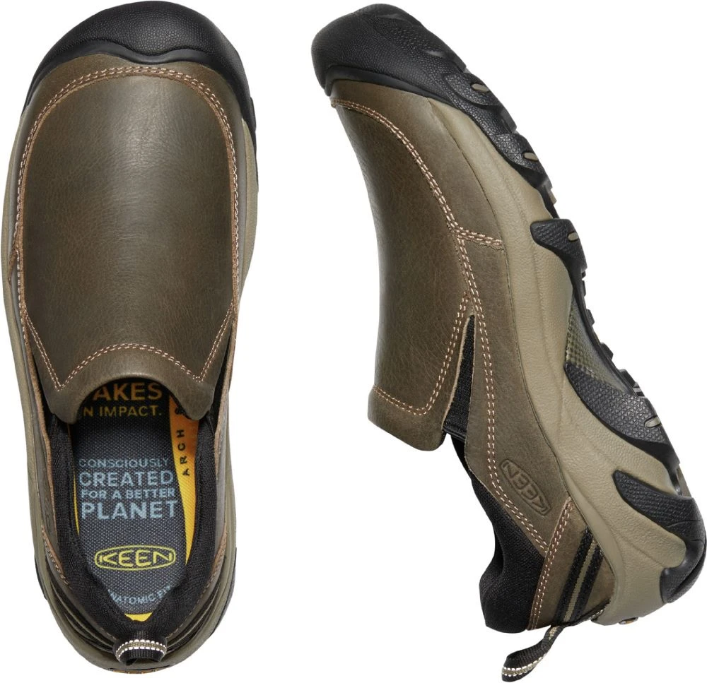 'Keen Outdoor' Men's Targhee II Soho Slip On - Grey / Black 2 'Keen Outdoor' Men's Targhee II Soho Slip On - Grey / Black - Image 2