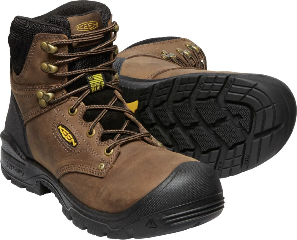 'Keen Utility' Men's 6" Independence EH WP Soft Toe - Dark Earth / Black 5 'Keen Utility' Men's 6" Independence EH WP Soft Toe - Dark Earth / Black - Image 5