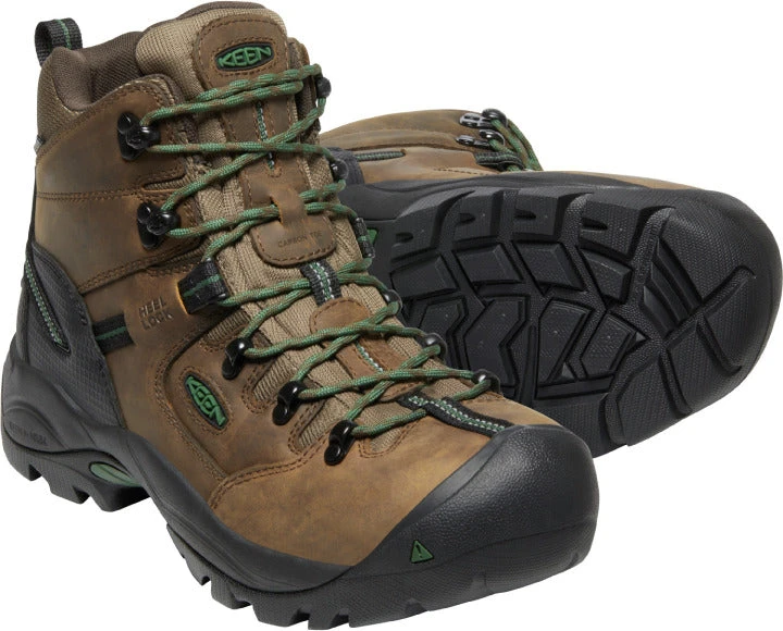 'Keen Utility' Men's 6" Pittsburgh EH WP Steel Toe - Cascade Brown / Greener Pastures 4 'Keen Utility' Men's 6" Pittsburgh EH WP Steel Toe - Cascade Brown / Greener Pastures - Image 4