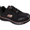 'Skechers' Women's Sure Track Chiton EH Alloy Toe - Black / Rose Gold