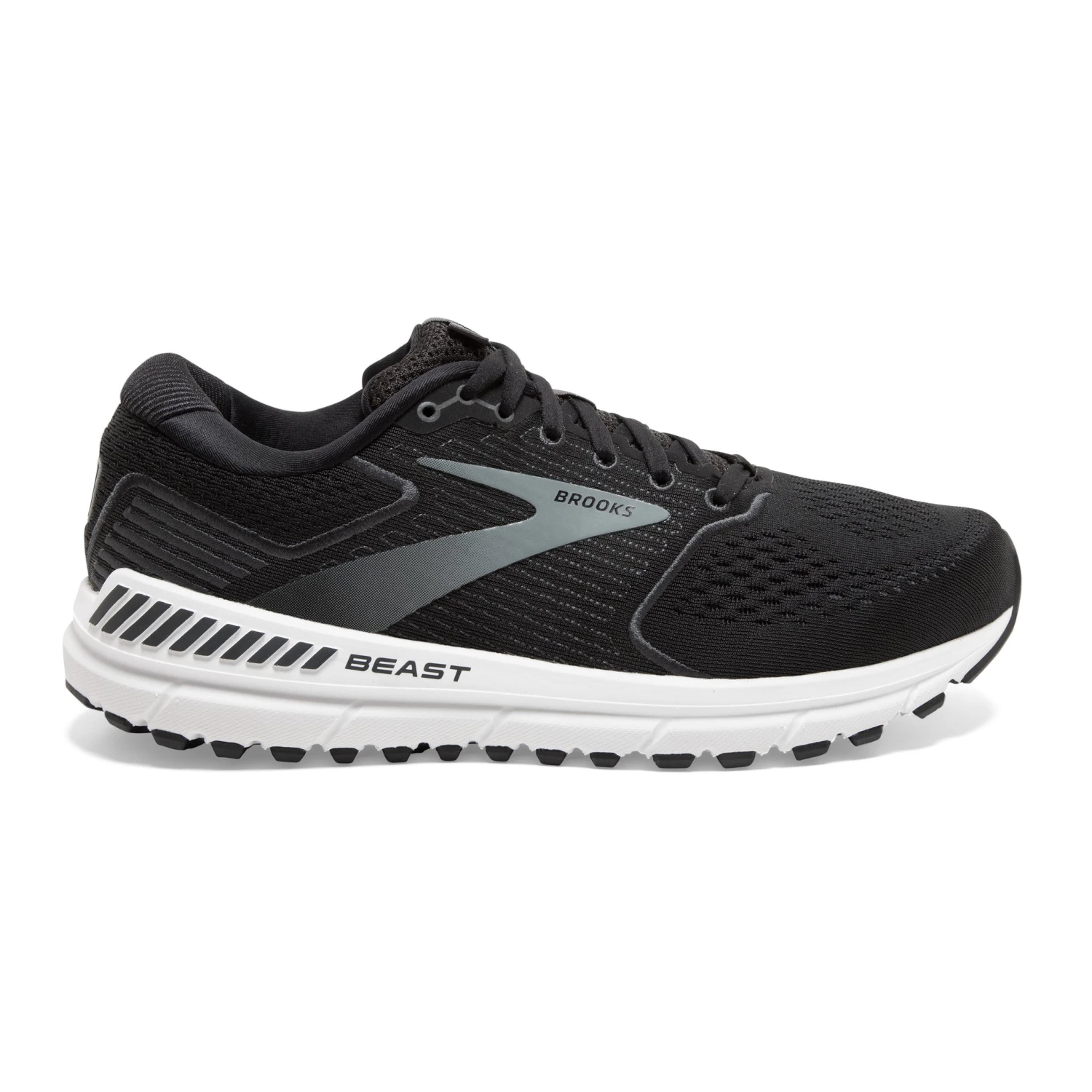'Brooks' Men's Beast 20 - Black / Ebony / Grey 1 'Brooks' Men's Beast 20 - Black / Ebony / Grey