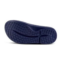 'OOFOS' Women's OOahh Slide Limited Edition - Navy / Silver / Silver Snake -Fashion Shoes 1103NVYSILSNK shot7 1024x1024@2x