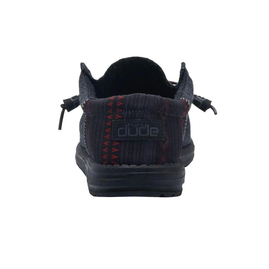 'Hey Dude' Men's Wally Funk Wool - Black Aztec 5 'Hey Dude' Men's Wally Funk Wool - Black Aztec - Image 5