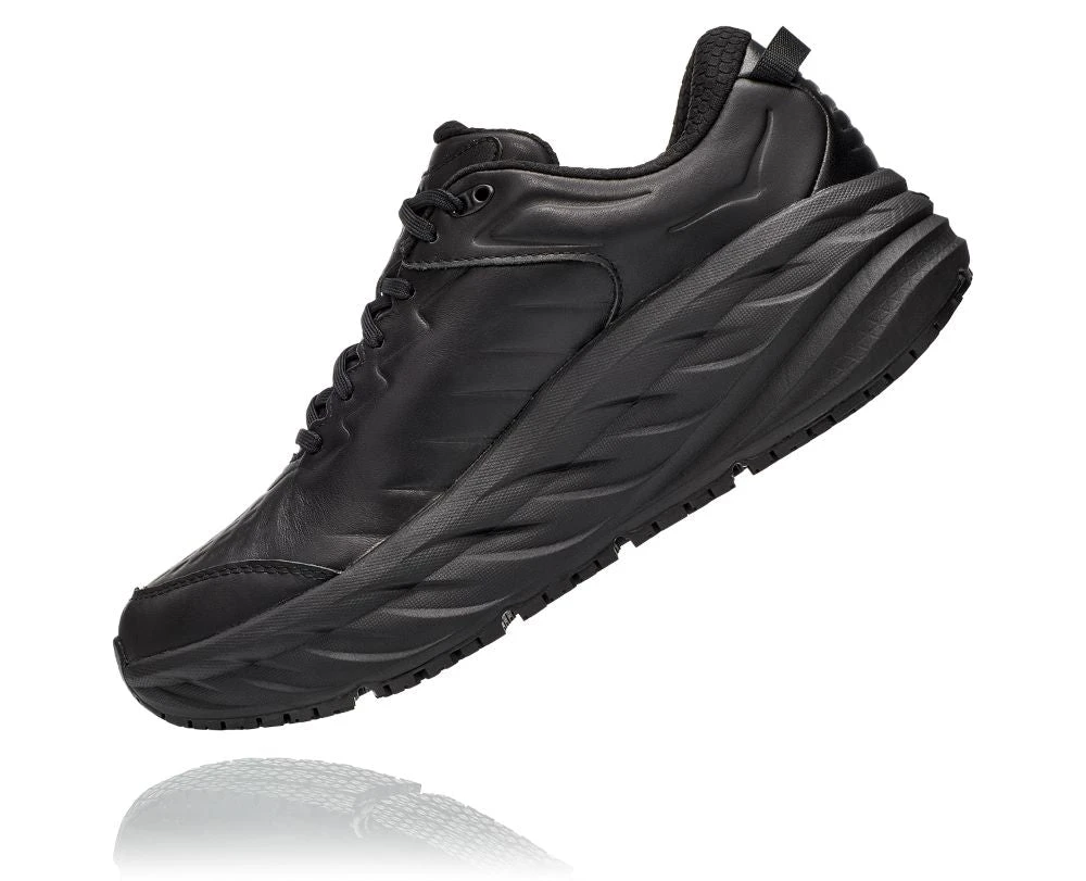 'HOKA' Men's Bondi SR - Black / Black (Wide) 5 'HOKA' Men's Bondi SR - Black / Black (Wide) - Image 5