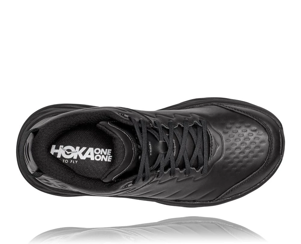 'HOKA' Men's Bondi SR - Black / Black (Wide) 2 'HOKA' Men's Bondi SR - Black / Black (Wide) - Image 2