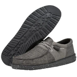 'Hey Dude' Men's Wally Tri - Cinder Block -Fashion Shoes 112503337 WALLY TRI CINDER BLOCK LEFT 3 1800x1800 f127c593 e40e 4d85 a83e b7bd225edc3b 1024x1024@2x
