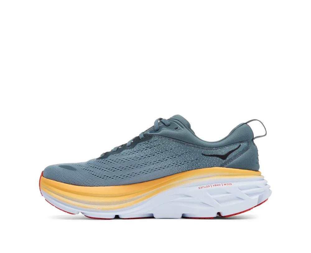'HOKA' Men's Bondi 8 - Goblin Blue / Mountain Spring (X-Wide) 5 'HOKA' Men's Bondi 8 - Goblin Blue / Mountain Spring (X-Wide) - Image 5