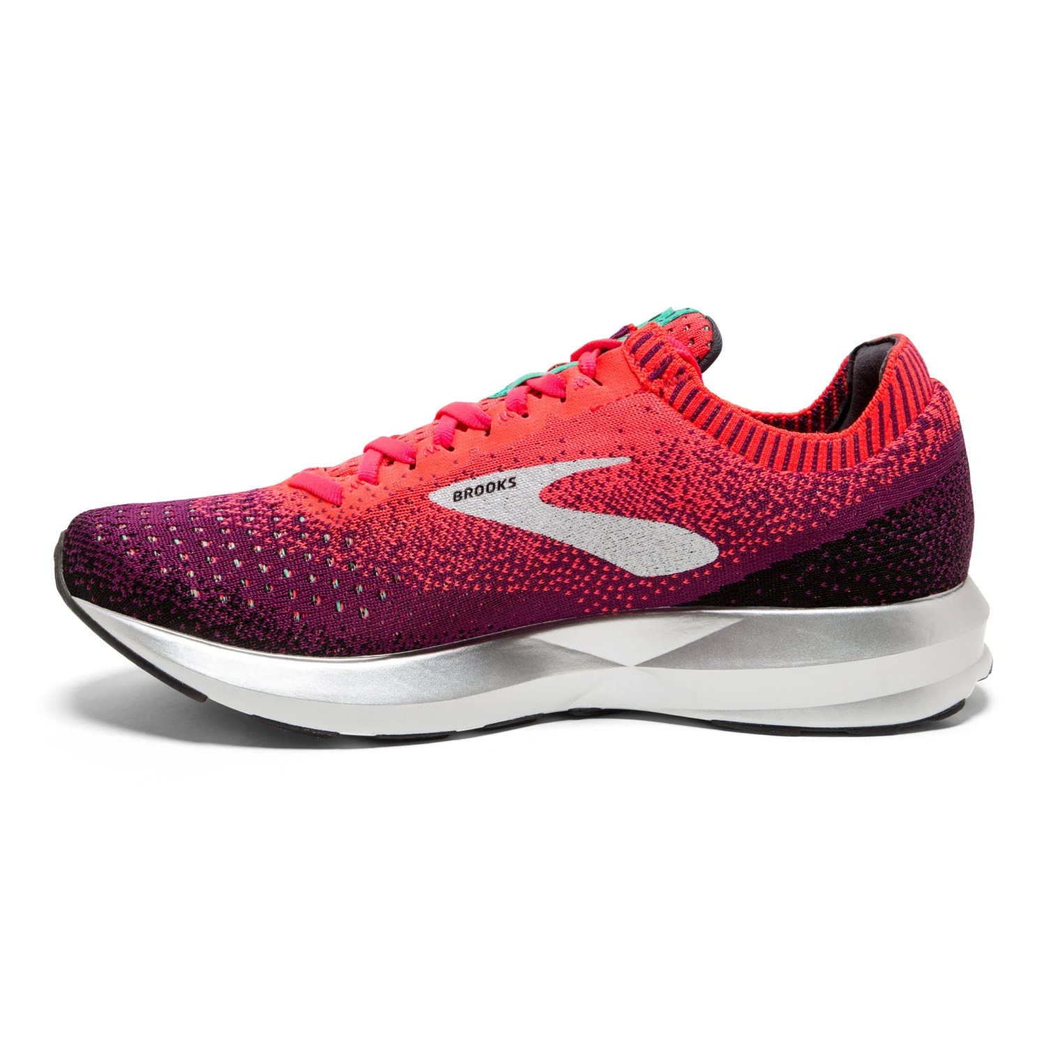 'Brooks' Women's Levitate 2 - Orange / Magenta / Black 3 'Brooks' Women's Levitate 2 - Orange / Magenta / Black - Image 3