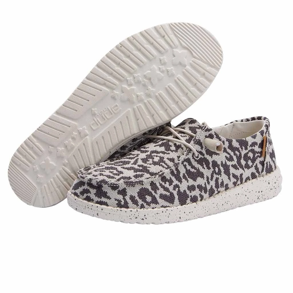 'Hey Dude' Women's Wendy Jungle - Grey Cheetah 3 'Hey Dude' Women's Wendy Jungle - Grey Cheetah - Image 3