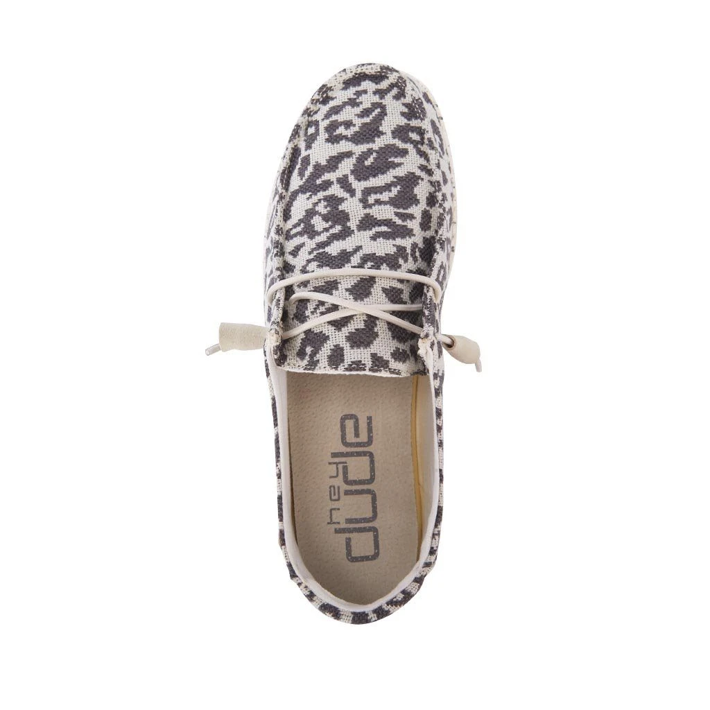 'Hey Dude' Women's Wendy Jungle - Grey Cheetah 2 'Hey Dude' Women's Wendy Jungle - Grey Cheetah - Image 2