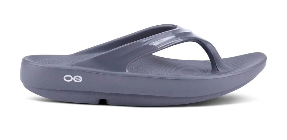 'OOFOS' Women's OOlala Luxe Thong - Slate 1 'OOFOS' Women's OOlala Luxe Thong - Slate