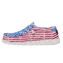 'Hey Dude' Men's Wally - Stars 'N Stripes -Fashion Shoes 150202699 WALLY STARS N STRIPES 1 1024x1024@2x
