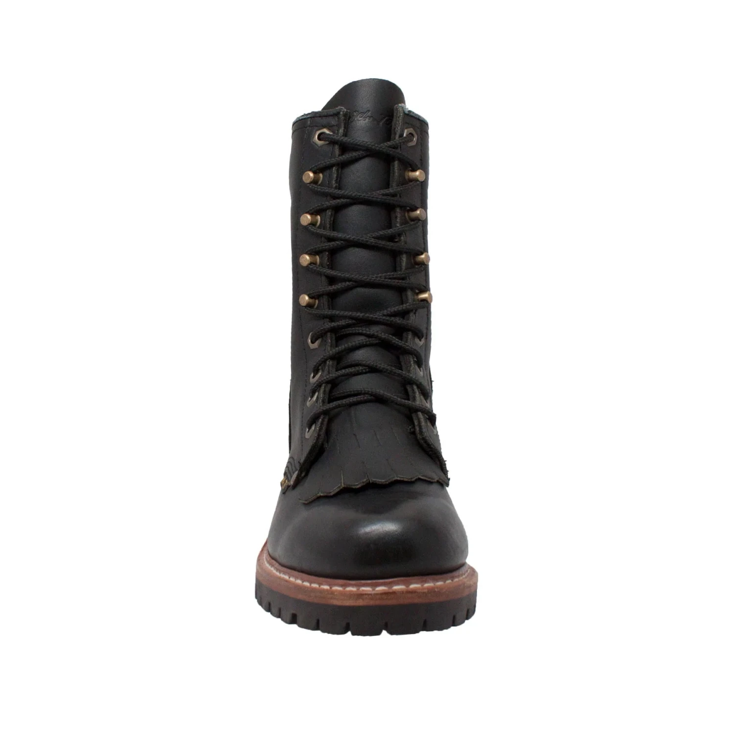 'Adtec' Men's 10" Fireman Logger WP - Black 2 'Adtec' Men's 10" Fireman Logger WP - Black - Image 2