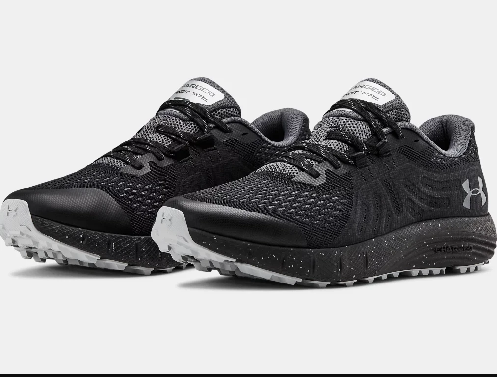 'Under Armour' Men's Charged Bandit Trail - Black / Grey 3 'Under Armour' Men's Charged Bandit Trail - Black / Grey - Image 3