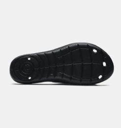 'Under Armour' Men's Locker IV Slide Sandal - Black / Black / White 7 'Under Armour' Men's Locker IV Slide Sandal - Black / Black / White -Fashion Shoes 3023758 001 SOLE 1024x1024@2x