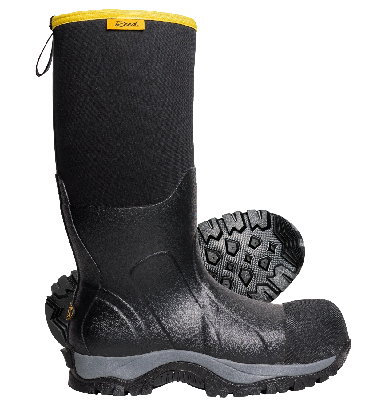 'Reed' Men's 16" Glacier Neoprene Insulated Comp Toe - Black 1 'Reed' Men's 16" Glacier Neoprene Insulated Comp Toe - Black
