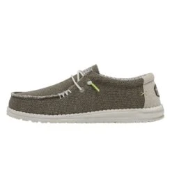 'Hey Dude' Men's Wally Braided - Fossil 11 'Hey Dude' Men's Wally Braided - Fossil -Fashion Shoes 40003 2BS WALLBRAIDED FOSSIL LEFTSIDE 1024x1024@2x