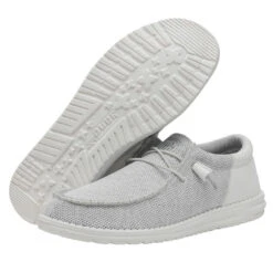 'Hey Dude' Men's Wally Funk Mono - Ghosted 8 'Hey Dude' Men's Wally Funk Mono - Ghosted -Fashion Shoes 40011 1JT WALLYFUNKMONO GHOSTED PAIRBOTTOM 1024x1024@2x