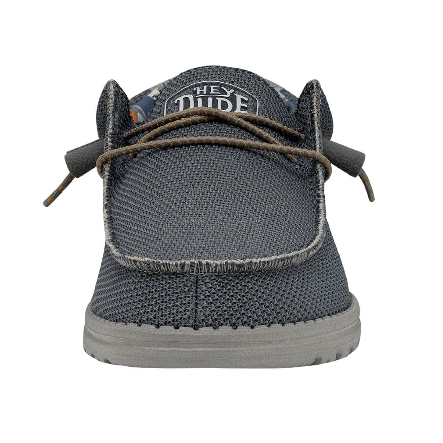 'Hey Dude' Men's Wally Sox Triple Needle - Blue Shadow 4 'Hey Dude' Men's Wally Sox Triple Needle - Blue Shadow - Image 4