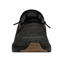 'Hey Dude' Men's Sirocco Sneaker - Black 10 'Hey Dude' Men's Sirocco Sneaker - Black -Fashion Shoes 40140 0WM SIROCCO BLACKNIGHT RIGHTFRONT 1024x1024@2x