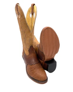 'Boulet' Men's 13" Buckaroo Western Round Toe - Cognac / Butterscotch -Fashion Shoes 41636 1 1024x1024@2x