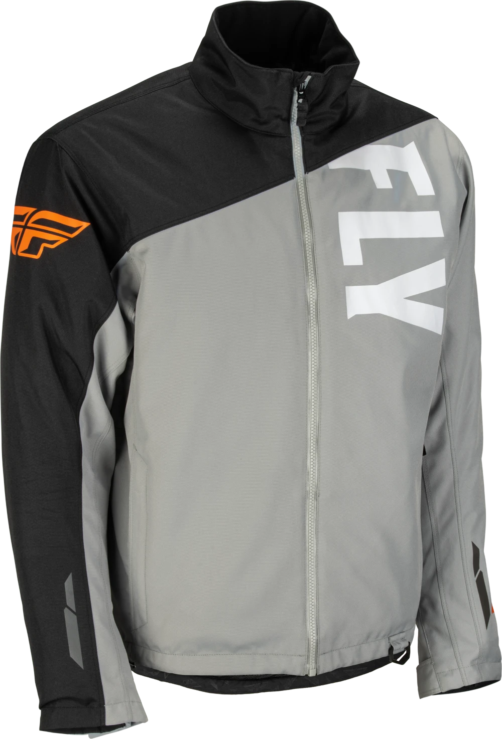 'Fly Racing' Men's Aurora WP Jacket - Grey / Black / Orange 1 'Fly Racing' Men's Aurora WP Jacket - Grey / Black / Orange