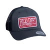 'Red Dirt Hat Company' Men's Tag Patch Cap - Charcoal / Black