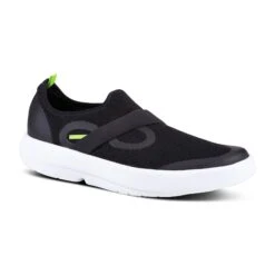 'OOFOS' Men's OOmg Mesh Low Slip On - White / Black 12 'OOFOS' Men's OOmg Mesh Low Slip On - White / Black -Fashion Shoes 5080WHTBLK 1024x1024@2x