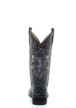 'Corral' Women's 12" Embroidered Western - Black / Sand -Fashion Shoes 5356 2 1024x1024@2x