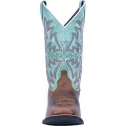 'Laredo' Women's 11" Anita Western Square Toe - Brown / Turquoise 10 'Laredo' Women's 11" Anita Western Square Toe - Brown / Turquoise -Fashion Shoes 5607 5 1024x1024@2x