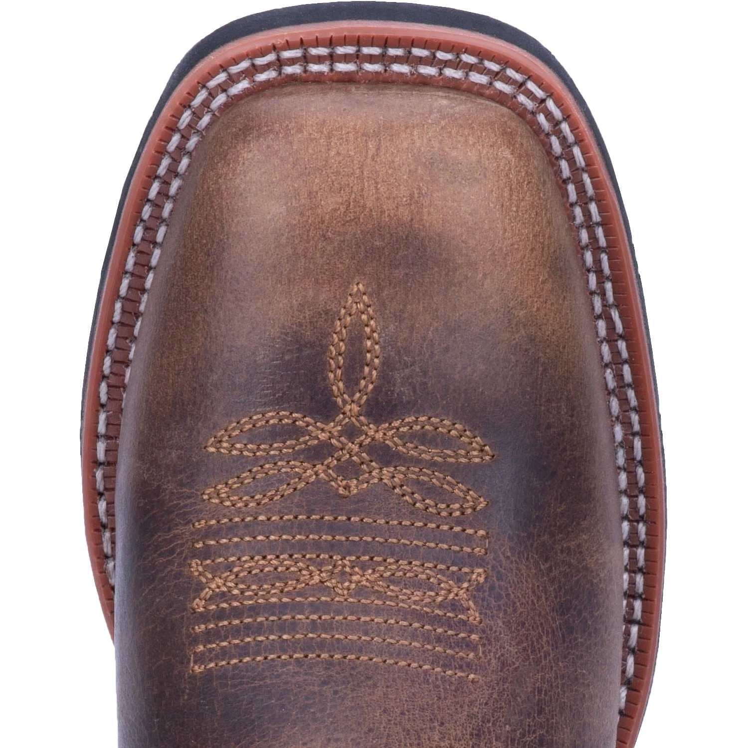 'Laredo' Women's 11" Anita Western Square Toe - Brown / Turquoise 2 'Laredo' Women's 11" Anita Western Square Toe - Brown / Turquoise - Image 2