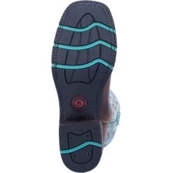 'Laredo' Women's 11" Anita Western Square Toe - Brown / Turquoise 9 'Laredo' Women's 11" Anita Western Square Toe - Brown / Turquoise -Fashion Shoes 5607 7 1024x1024@2x