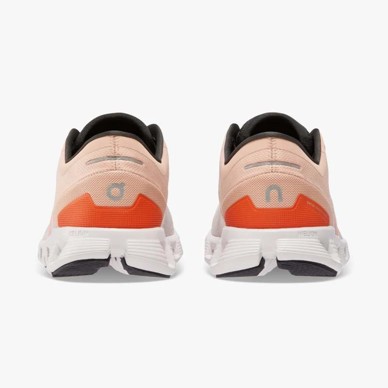 'On Running' Women's Cloud X 3 - Rose / Sand 5 'On Running' Women's Cloud X 3 - Rose / Sand - Image 5