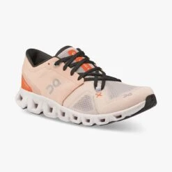 'On Running' Women's Cloud X 3 - Rose / Sand 9 'On Running' Women's Cloud X 3 - Rose / Sand -Fashion Shoes 60.98691 cloud x 3 fw22 rose sand w g6 1024x1024@2x
