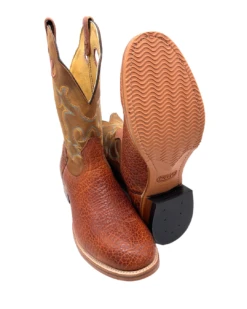 'Boulet' Men's 12" Western Round Toe - Utta Whisky / Grizzly Tan -Fashion Shoes 63275 1024x1024@2x
