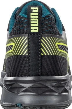 'Puma' Women's Fuse Knit Motion Protect EH Low Comp Toe - Black / Green -Fashion Shoes 643935 FUSE KNIT BLACK WNS LOW back 1024x1024@2x