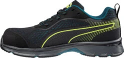 'Puma' Women's Fuse Knit Motion Protect EH Low Comp Toe - Black / Green -Fashion Shoes 643935 FUSE KNIT BLACK WNS LOW left 1024x1024@2x